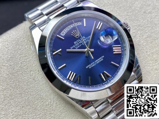 Rolex Day Date M228206-0015 1:1 Best Edition EW Factory Blue Dial – Image 8