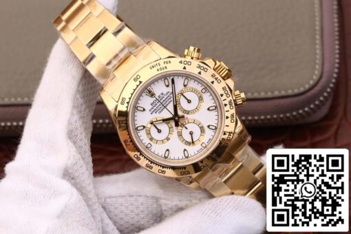 Rolex Daytona Cosmograph M116508-0001 1:1 Best Edition JH Factory White Dial - Image 8