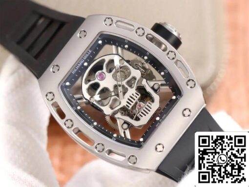 Richard Mille RM52-01 Tourbillon 1:1 Best Edition JB Factory Skull Dial - Image 7