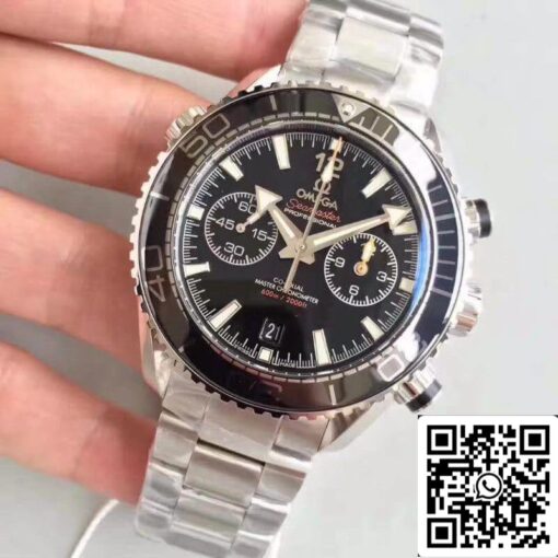 Omega Seamaster Planet Ocean 232.30.46.51.01.001 OM Factory 1:1 Best Edition Swiss ETA7750 Black Dial - Image 7