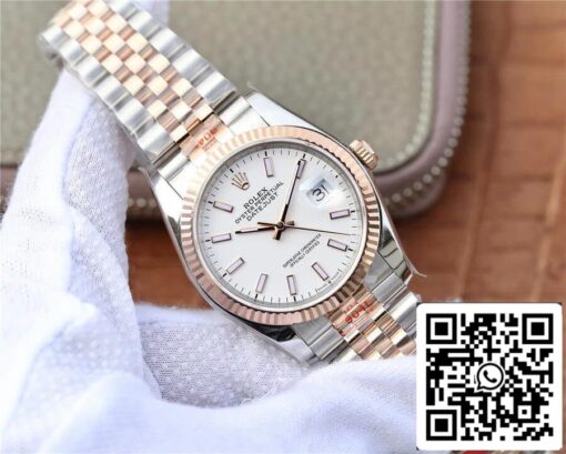 Rolex Datejust M126231-0017 36MM 1:1 Best Edition GM Factory White Dial - Image 8