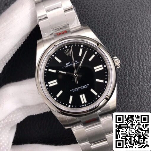 Rolex Oyster Perpetual M124300-0002 41MM 1:1 Best Edition EW Factory Stainless Steel - 이미지 4