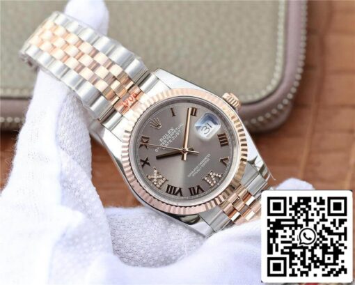 Rolex Datejust M126231-0023 36MM 1:1 Best Edition GM Factory Grey Dial – Image 10