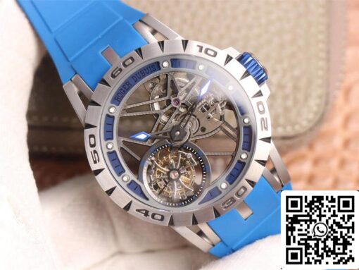 Roger Dubuis Excalibur Spidr RDDBEX0479 1:1 Best Edition JB Factory Tourbillon Skeleton Dial - Image 7