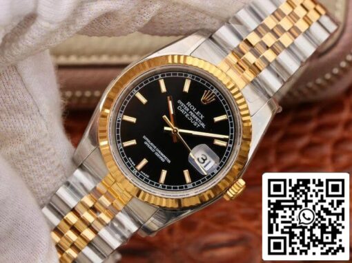 Rolex Datejust 126233 36mm AR Factory Mechanical Watches 1:1 Best Edition Swiss ETA3135 Two Tone Bracelet - Image 3