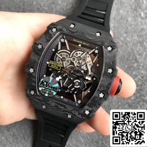 Richard Mille RM35-02 1:1 Best Edition KV Factory V3 Black Strap - Image 7