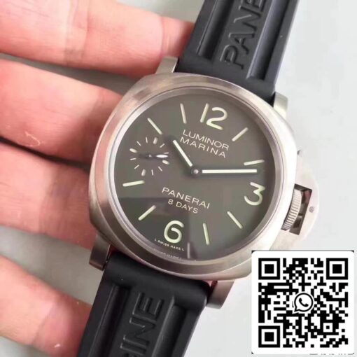 Panerai Luminor PAM510 ZF Factory Men Watches 1:1 Best Edition Swiss ETA P5000 Black Rubber Strap - Image 7