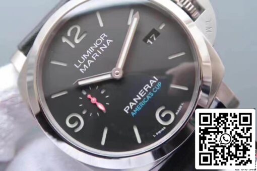 Panerai Luminor Marina 1950 PAM727 ZF Factory 1:1 Best Edition Swiss ETA P9010 Black Leather Strap - Image 8