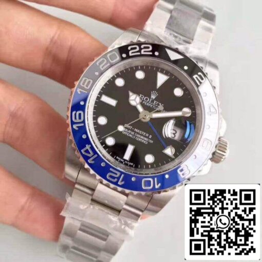 Rolex GMT-Master II 116710BLNR Noob Factory 1:1 Best Edition Swiss ETA2836-2 - Image 9