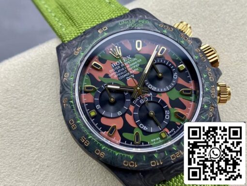 Rolex Daytona Cosmograph Diw Custom Version 1:1 Best Edition Noob Factory Green Strap - Imagen 2