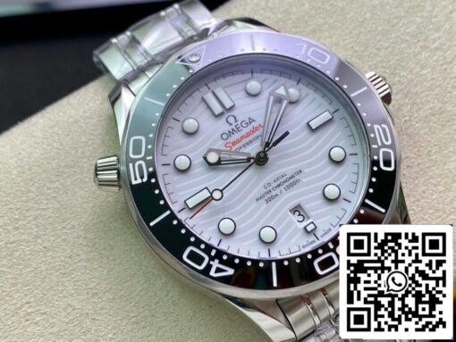 Omega Seamaster Diver 300M 210.30.42.20.04.001 1:1 Best Edition OR Factory White Dial - Imagen 9