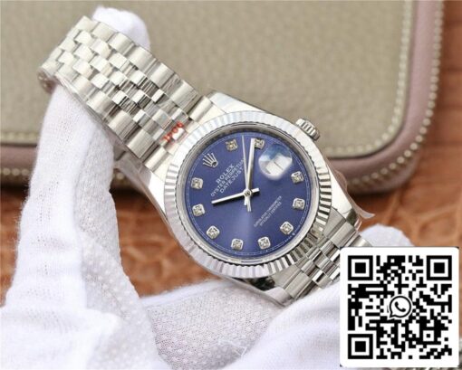 Rolex Datejust M126234-0037 1:1 Best Edition GM Factory Diamond-set Blue Dial - 이미지 2