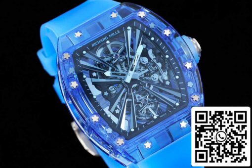 Richard Mille RM12-01 1:1 Best Edition RM Factory Tourbillon Transparent Version Case - Image 9