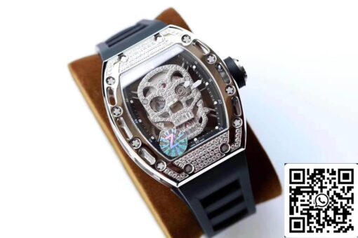 Richard Mille RM052 Z Factory 1:1 Best Edition Swiss ETA6T51 black strap - Image 8