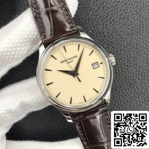 Patek Philippe Calatrava 5227G-001 1:1 Best Edition 3K Factory Leather Strap - Image 9