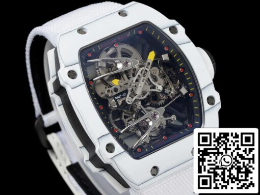 Richard Mille RM27-02 Rafael Nadal Tourbillon 1:1 Best Edition RM Factory White Stra - Image 9