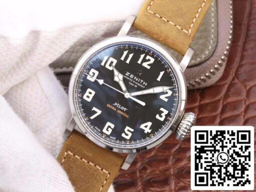 Zenith Pilot 03.2430.3000/21.C738 XF Factory 1:1 Best Edition Swiss ETA2824-2 - Image 8