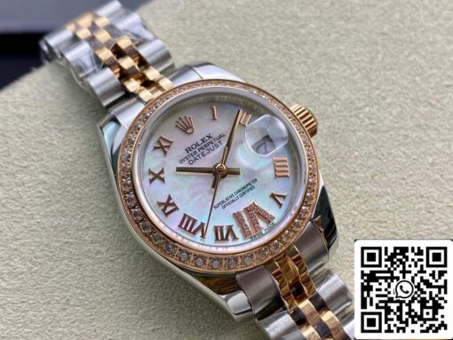 Rolex Datejust 28MM 1:1 Best Edition BP Factory Mother-of-pearl Dial - Imagen 8