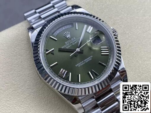 Rolex Day Date M228236-0008 1:1 Best Edition GM Factory V2 Green Dial - 이미지 8