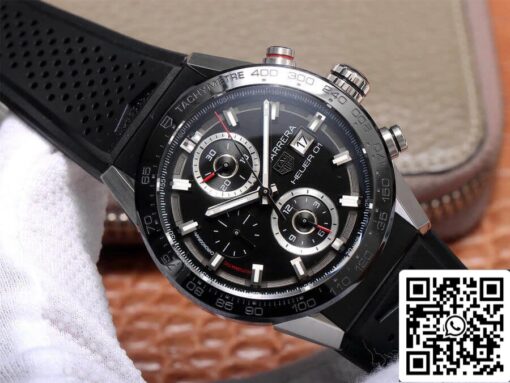 TAG Heuer Carrera CAR201Z.FT6046 1:1 Best Edition XF Factory Black Dial - Imagen 10