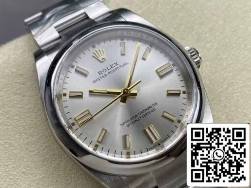 Rolex Oyster Perpetual M126000-0001 36MM 1:1 Best Edition Clean Factory Silver Dial - Image 9