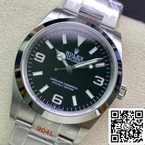 Rolex Explorer M124270-0001 36MM 1:1 Best Edition EW Factory Black Dial - Image 9