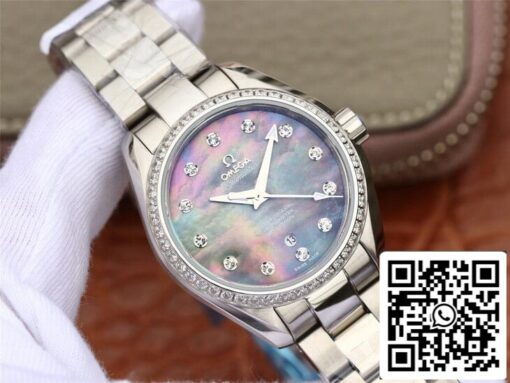 Omega Seamaster 231.15.34.20.57.001 Aqua Terra 150M 1:1 Best Edition 3S Factory Mother-Of-Pearl Dial - Image 4