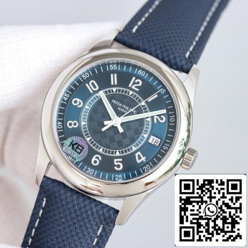 Patek Philippe Calatrava 6007A-001 1:1 Best Edition GS Factory Blue dial - Image 2