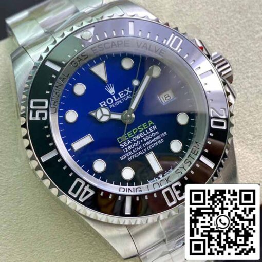 Rolex Deepsea Sea-Dweller 116660 “D-BLUE” AR Factory 1:1 Best Edition Swiss ETA3135 Blue/Black Dial - Image 8