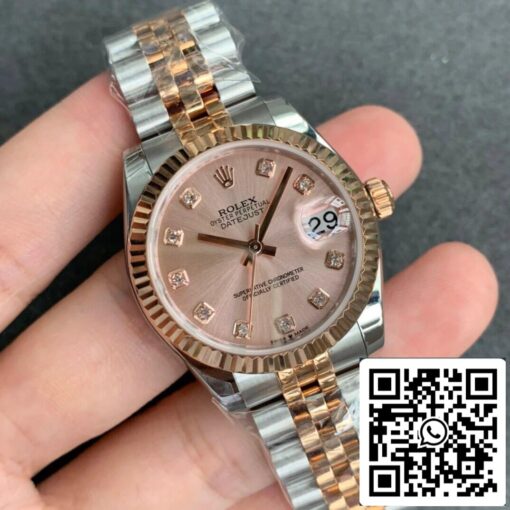 Rolex Datejust M278271-0024 1:1 Best Edition GS Factory Rose Gold Dial – Bild 11