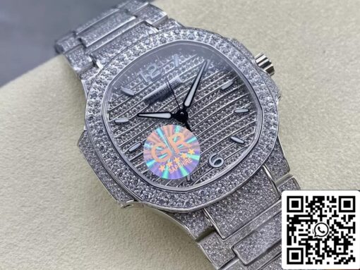 Patek Philippe Aquanaut 7118/1450G-001 1:1 Best Edition GR Factory Diamond Dial - Image 9