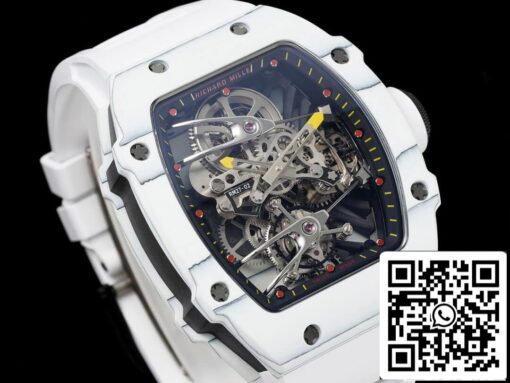 Richard Mille RM27-02 Rafael Nadal Tourbillon 1:1 Best Edition RM Factory Carbon Fiber Case - Image 9