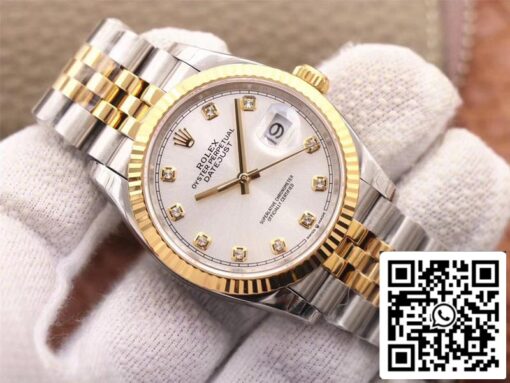 Rolex Datejust 126233 1:1 Best Edition EW Factory White Dial Swiss ETA3235 - immagine 8