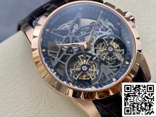 Roger Dubuis Excalibur RDDBEX0395 1:1 Best Edition YS Factory Double Tourbillon Dial - Image 9