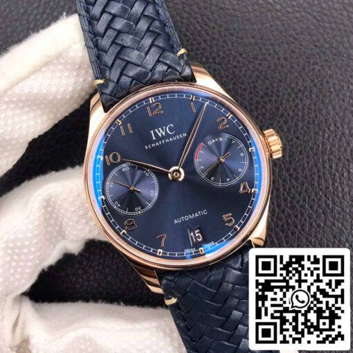 IWC Portugieser IW500713 1:1 Best Edition ZF Factory Blue Dial - Image 9