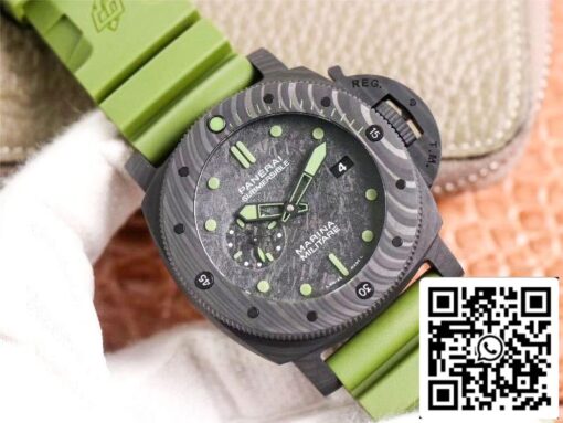 Panerai Submersible PAM00961 1:1 Best Edition VS Factory Camo Black Dial Swiss P.9010 - Image 8