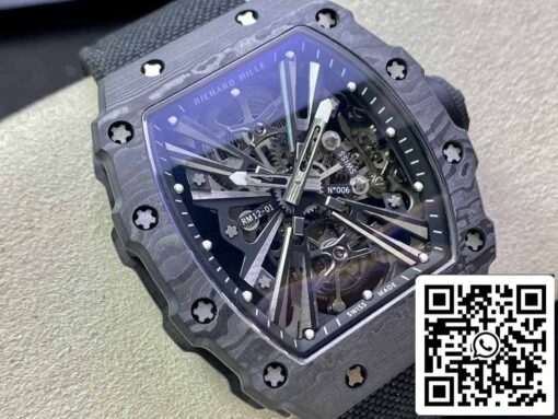 Richard Mille RM12-01 1:1 Best Edition RM Factory Tourbillon Skeleton Dial - Image 9