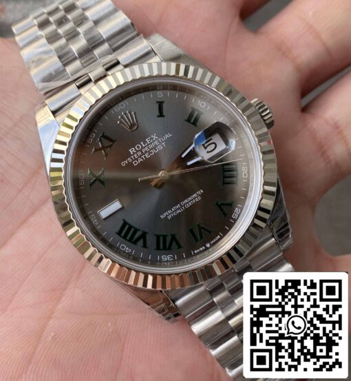 Rolex Datejust M126334-0022 41MM 1:1 Best Edition VS Factory Green Dial – Bild 7