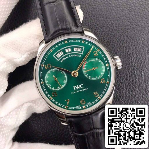 IWC Portugieser IW503510 1:1 Best Edition ZF Factory Green Dial - Image 9