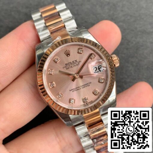 Rolex Datejust M278271-0023 1:1 Best Edition GS Factory Rose Gold Dial – Image 9