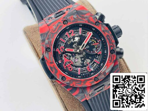 Hublot BIG BANG 411.QV.1123.NR.OVK21 1:1 Best Edition HB Factory Carbon Fiber Red Case – Image 9