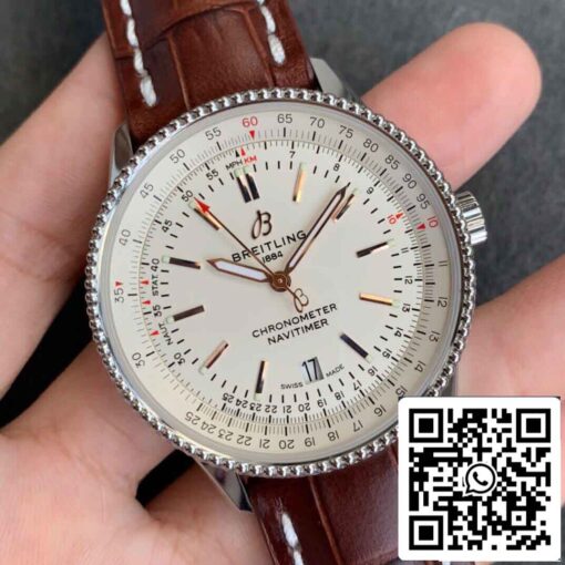 Breitling Navitimer 1 A17326211G1P2 1:1 Best Edition V7 Factory Silver Dial — изображение 2