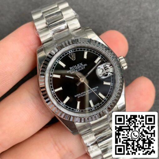 Rolex Datejust M178274-0034 1:1 Best Edition GS Factory Black Dial – Bild 9