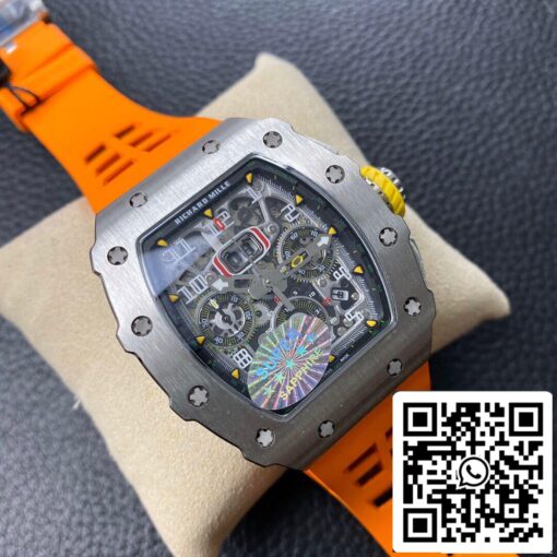 Richard Mille RM11-03 1:1 Best Edition KV Factory Orange Strap - Image 9