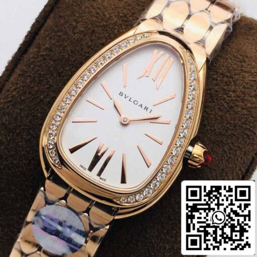 Bvlgari Serpenti 103146 1:1 Best Edition BV Factory Silver White Dial - Image 9