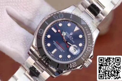 Rolex Yacht-Master 116622LN EW Factory 1:1 Best Edition Swiss ETA3135 Blue Dial - Image 6