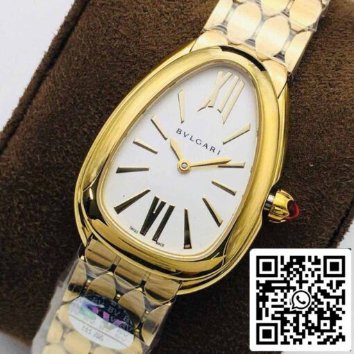 Bvlgari Serpenti 1:1 Best Edition BV Factory Yellow Gold Case - Image 9