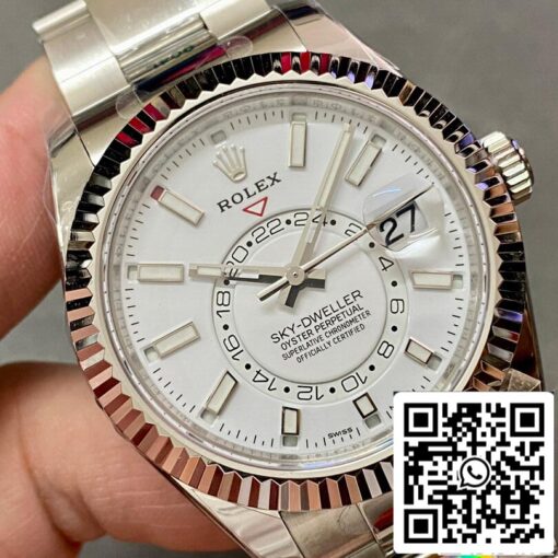 Rolex Sky Dweller M336934-0003 1:1 Best Edition ZF Factory White Dial - Image 2