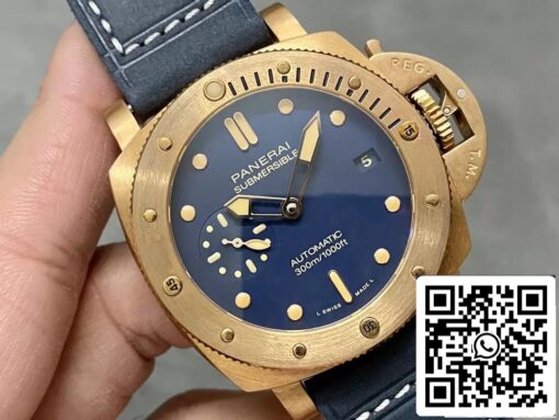 Panerai Submersible PAM01074 1:1 Best Edition VS Factory Blue Dial - Image 9