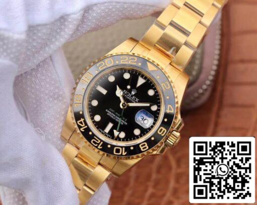 Rolex GMT Master II 116718 40mm EW Factory 1:1 Best Edition Swiss ETA2836 Black Dial - 이미지 8